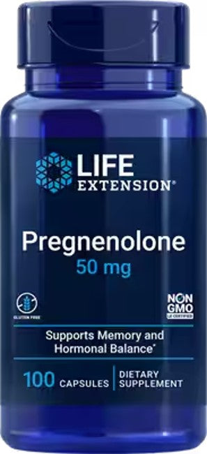 Pregnenolon 50 mg 100 Kapseln - Front 2