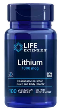 Daumennagel für Lithium 1000 mcg 100 Vegetarische Kapseln - Front 2