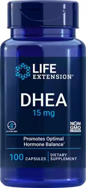 DHEA 15 mg 100 Kapseln - Front 2