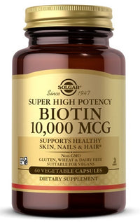 Vorschaubild für Superhochwirksames Biotin 10000 mcg Nahrungsergänzungsmittel.