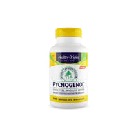 Vorschaubild für Eine Flasche Healthy Origins' antioxidatives Nahrungsergänzungsmittel, Pycnogenol 30 mg 180 Vegikapseln, für die kardiovaskuläre Gesundheit.