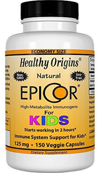 Healthy Origins Epicor für Kinder 125 mg 150 pflanzliche Kapseln.