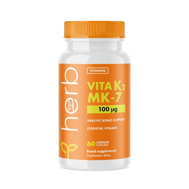 Vitamin K2-MK7 100 mcg 60 Capsules - front 2