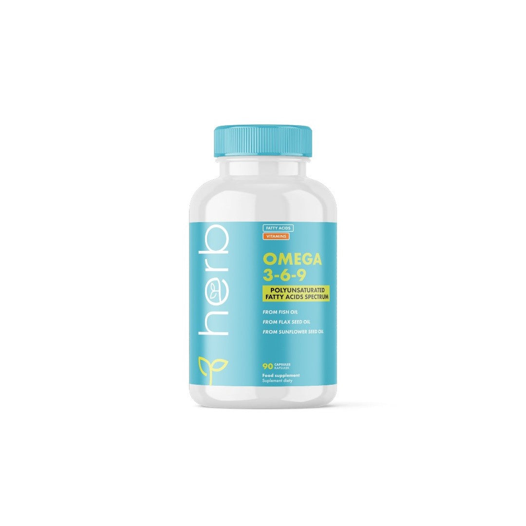 Omega 3-6-9 90 Capsules - front