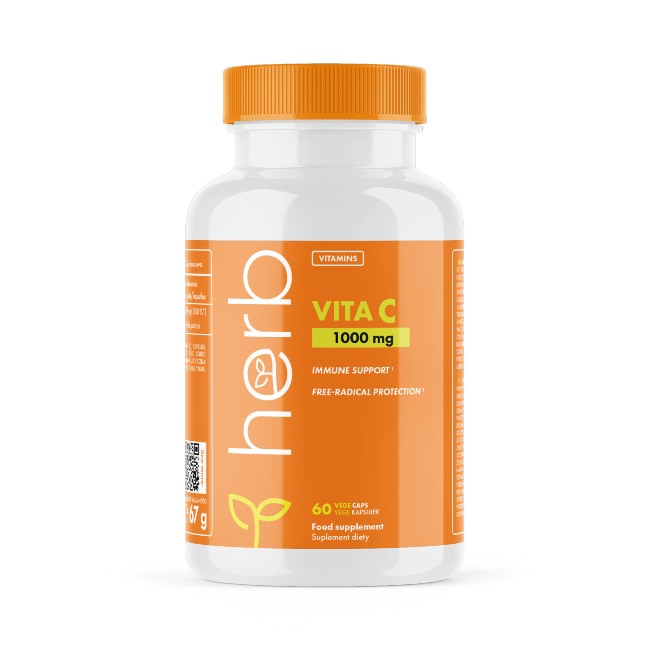 Vitamin C 1000 mg 60 Vege Capsules - front 2