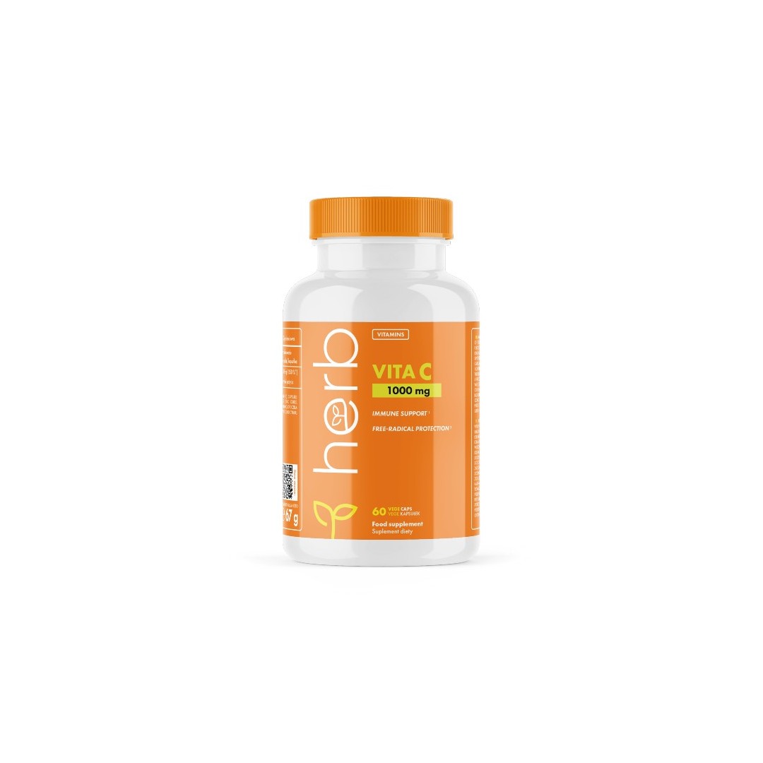 Vitamin C 1000 mg 60 Vege Capsules - front
