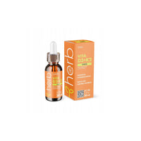 Thumbnail for A bottle of Herb Vitamin D3 + K2, 30ml, accompanied by an orange box, enhances cardiovascular health.