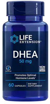 Vorschaubild für Life Extension DHEA 50 mg 60 Kapseln.