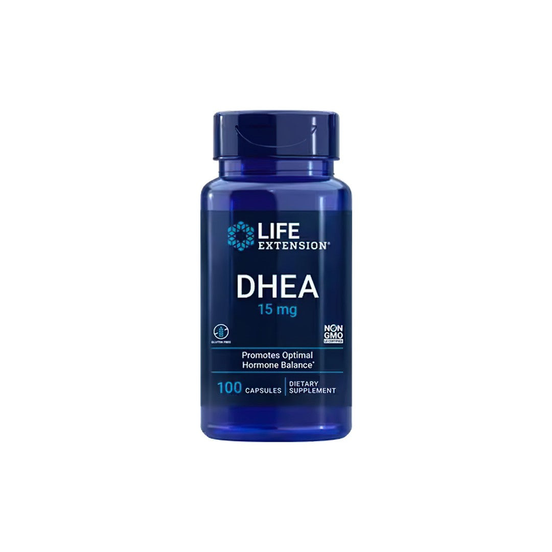 DHEA 15 mg 100 Kapseln - Vorderseite