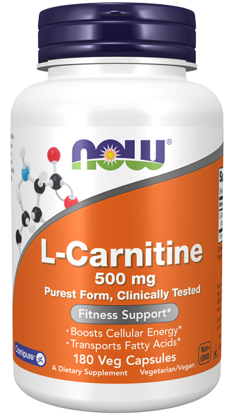 L-Carnitin 500 mg 180 pflanzliche Kapseln - Front 2