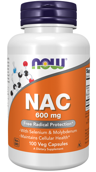 Now Foods N-Acetyl Cystein 600mg Kapseln liefern N-Acetyl Cystein, ein starkes Antioxidans, das die Gesundheit der Leber unterstützt.