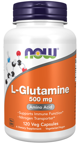 L-Glutamin 500 mg 120 pflanzliche Kapseln - Front 2