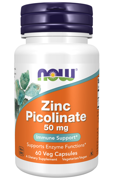 Now Foods Zinc Picolinate 50 mg 60 vege capsules is a highly potent supplement containing 500mg of zinc. This formula is specifically designed to support prostate health and enhance the immune system.