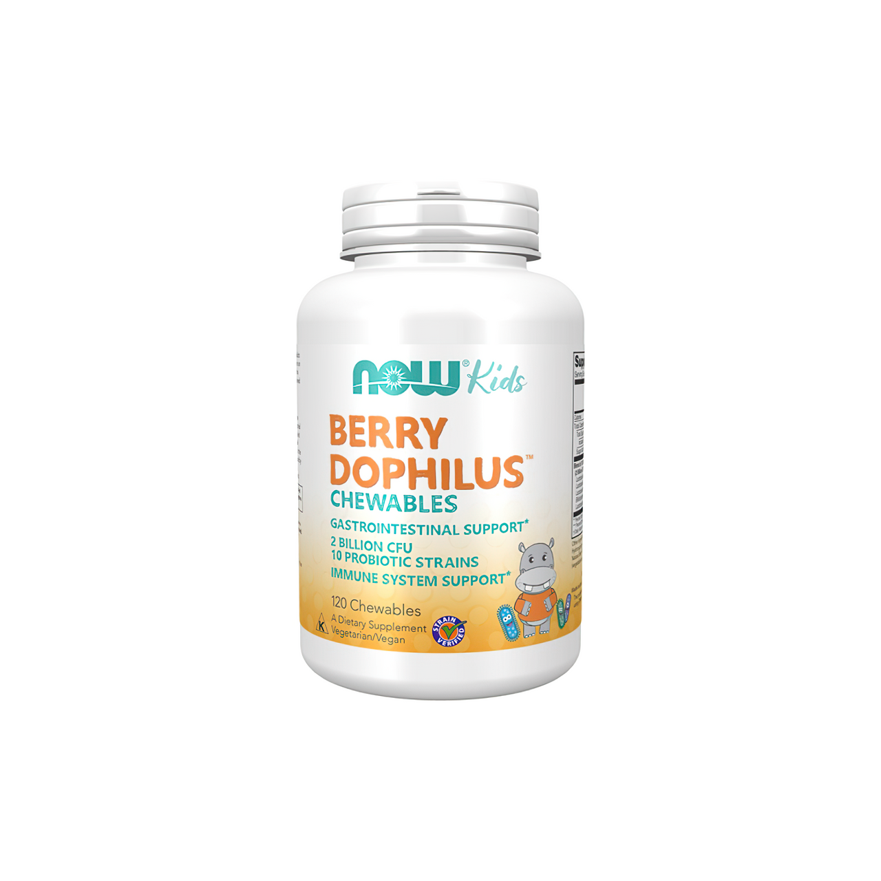 Now Foods BerryDophilus KIDS - 120 Tabletten, Nahrungsergänzungsmittel.
