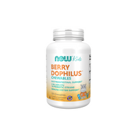Vorschaubild für Now Foods BerryDophilus KIDS - 120 Tabletten, Nahrungsergänzungsmittel.
