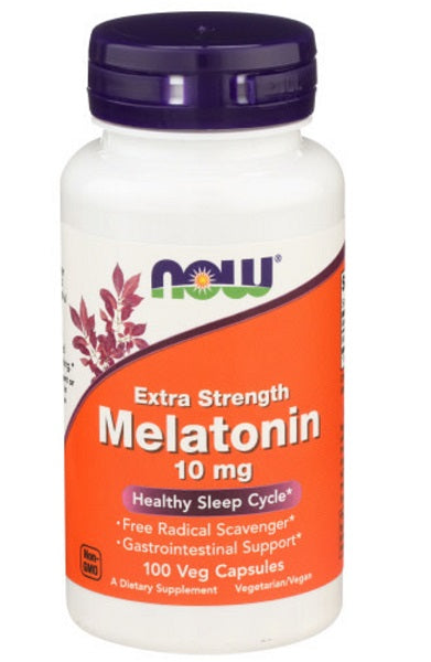 Now Foods Melatonin 10 mg 100 Veggie-Kapseln.