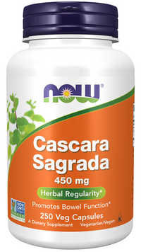 Vorschaubild für Now Foods Cascara Sagrada 450mg 250 Kapseln.