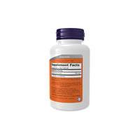 Thumbnail for A white Now Foods supplement bottle with an orange label showing details of Taurine 500 mg 100 Veg Capsules, isolated on a white background.