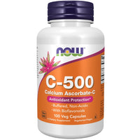 Thumbnail for Vitamin C-500 Calcium Ascorbate-C 100 Veg Capsules - front