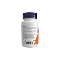 Thumbnail for A bottle of Now Foods Vitamin E-200 With Mixed Tocopherols 100 Softgels with immune system support label information and a purple cap, isolated on a white background.
