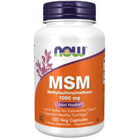 Thumbnail for MSM 1000 mg 120 Veg Capsules - front