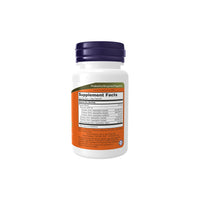 Thumbnail for A white supplement bottle with an orange label showing nutritional information for Now Foods Gluten Digest 60 Veg Capsules, a gluten digest formula, and a blue lid, isolated on a white background.