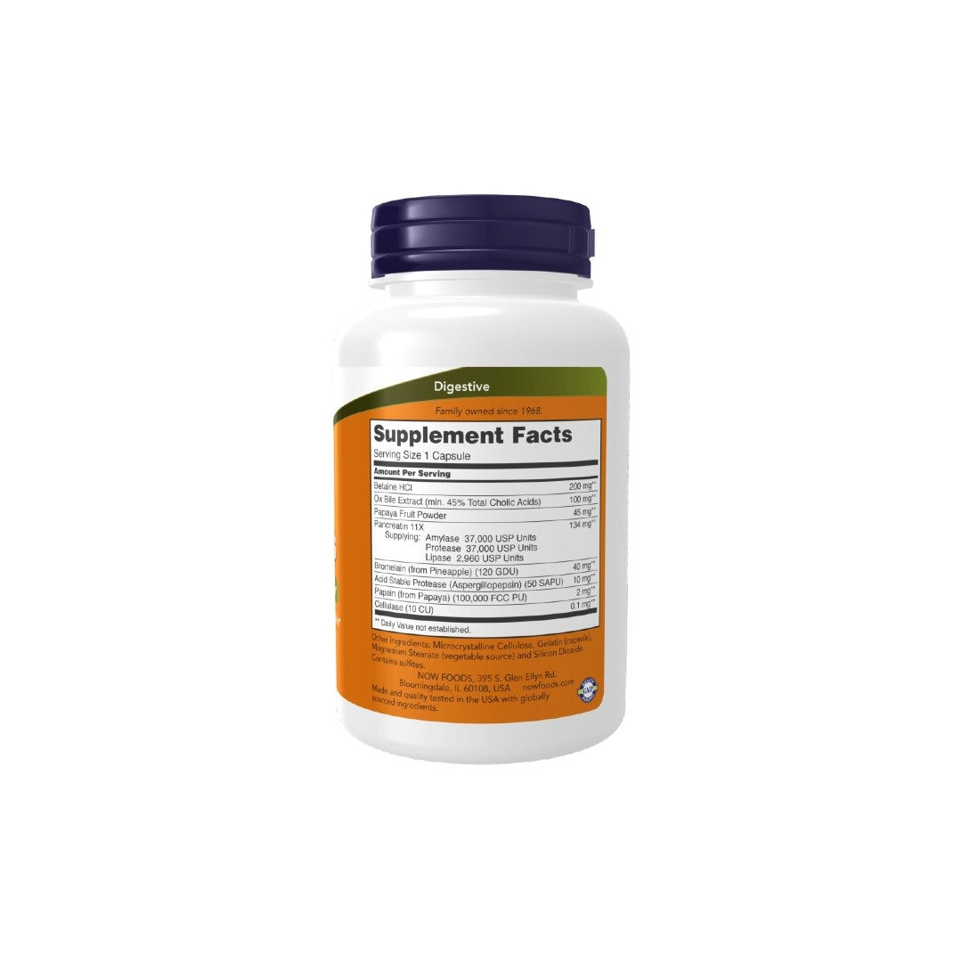Super Enzymes 180 Capsules - supplement facts
