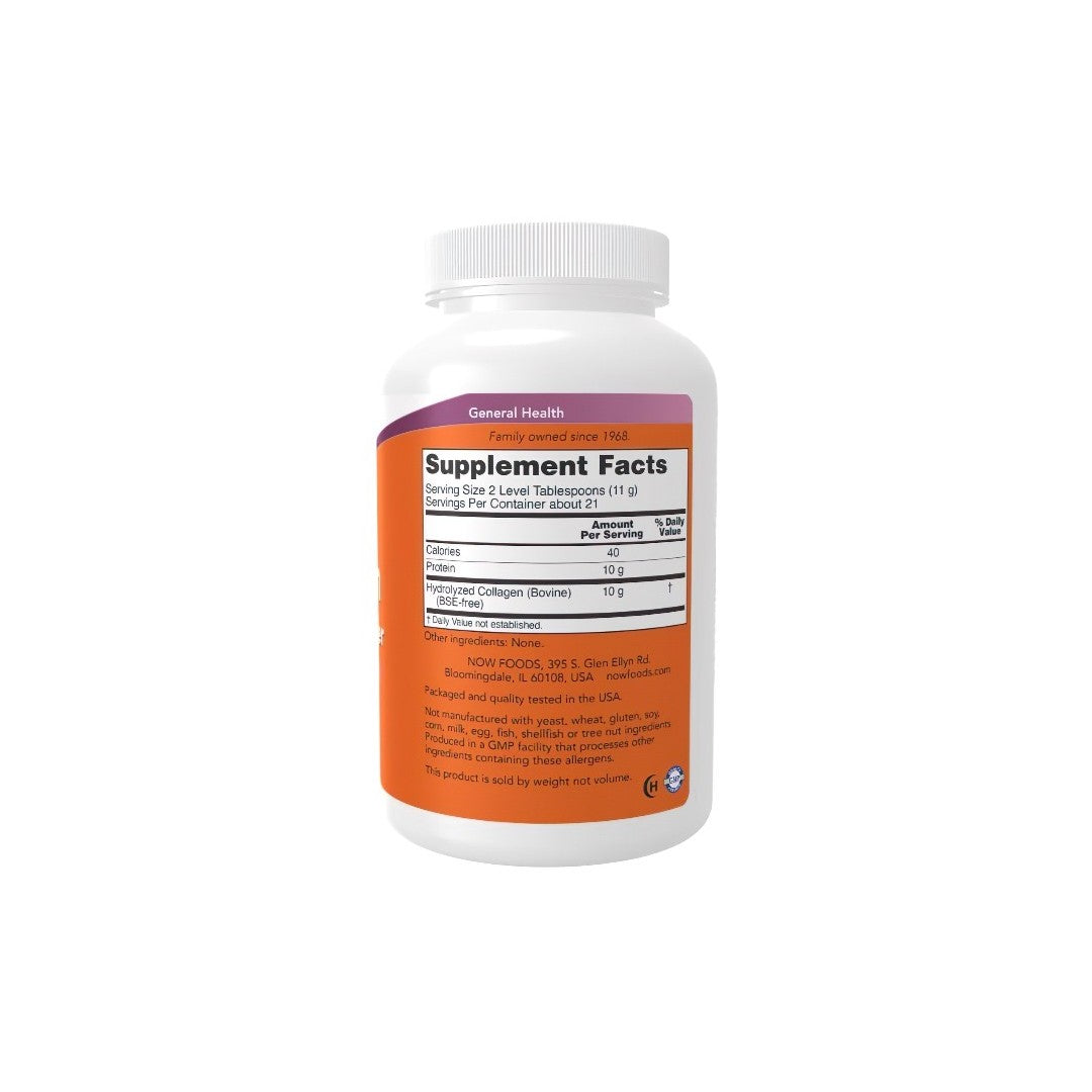 Collagen Peptides Powder 227 g - supplement facts