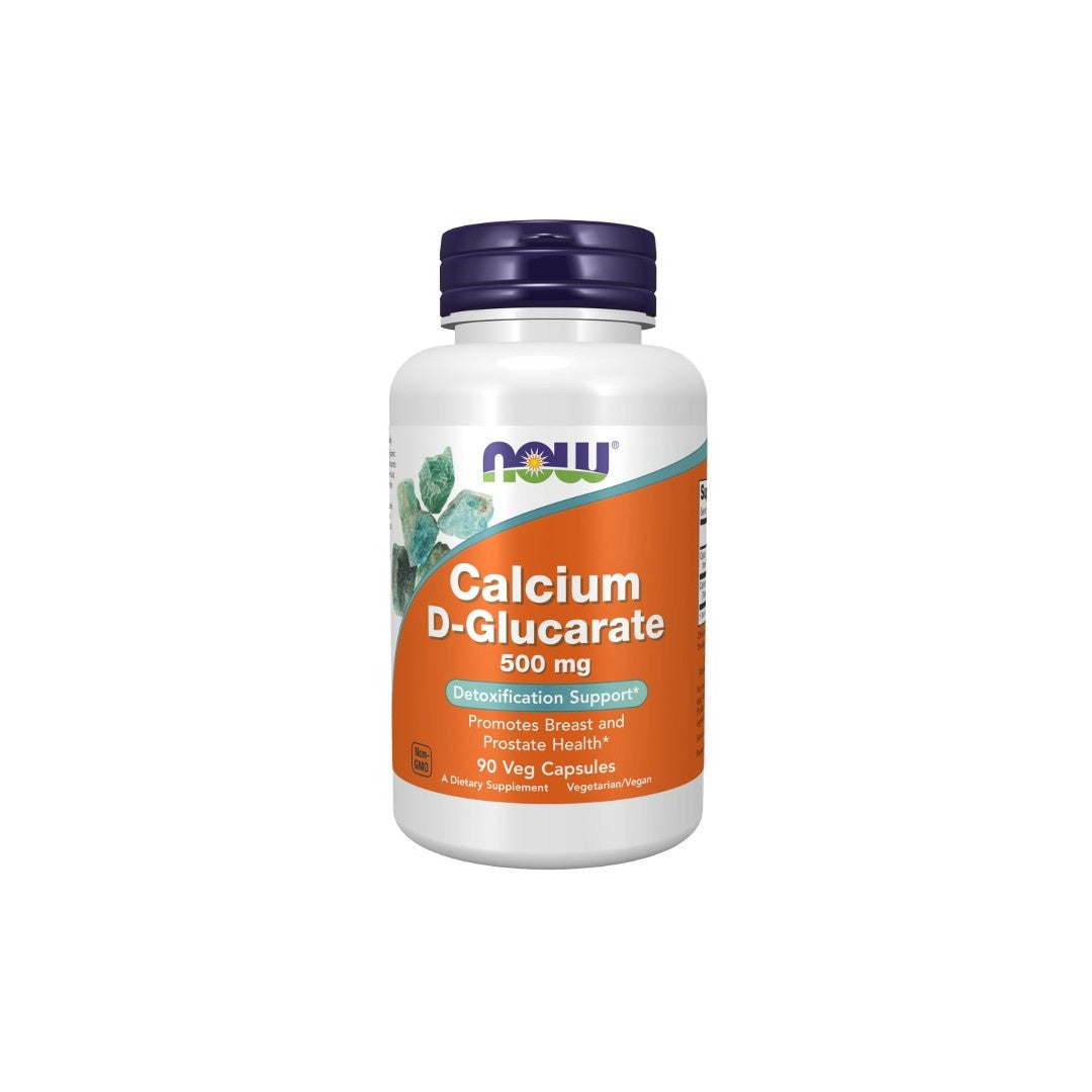 Calcium D-Glucarate 500 mg 90 Veg Capsules - front 