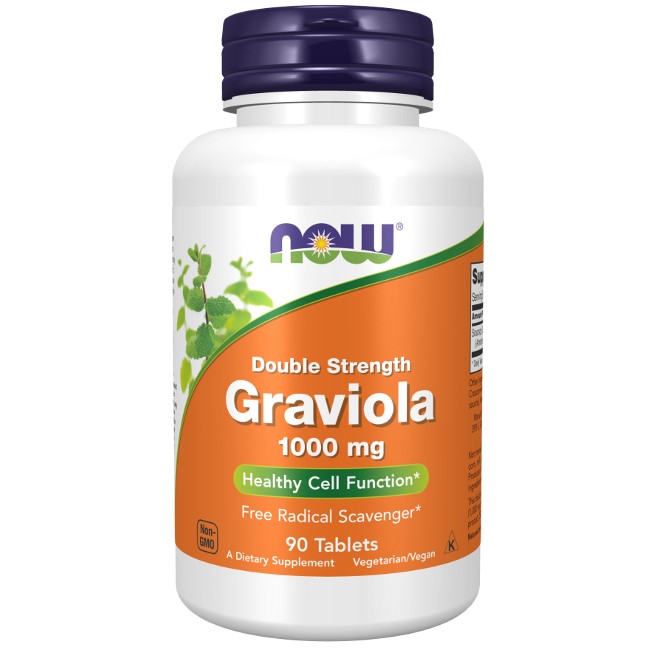 Graviola 1000 mg, Double Strength 90 Tablets - front 2