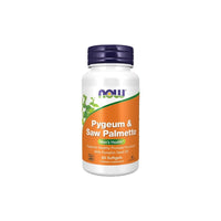 Thumbnail for Bottle of Now Foods Pygeum 50 mg & Saw Palmetto 160 mg Extracts supplement for prostate health.