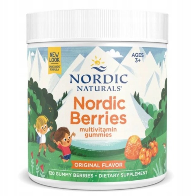 Nordic Berries 120 Gummy Berries Original Flavor - front