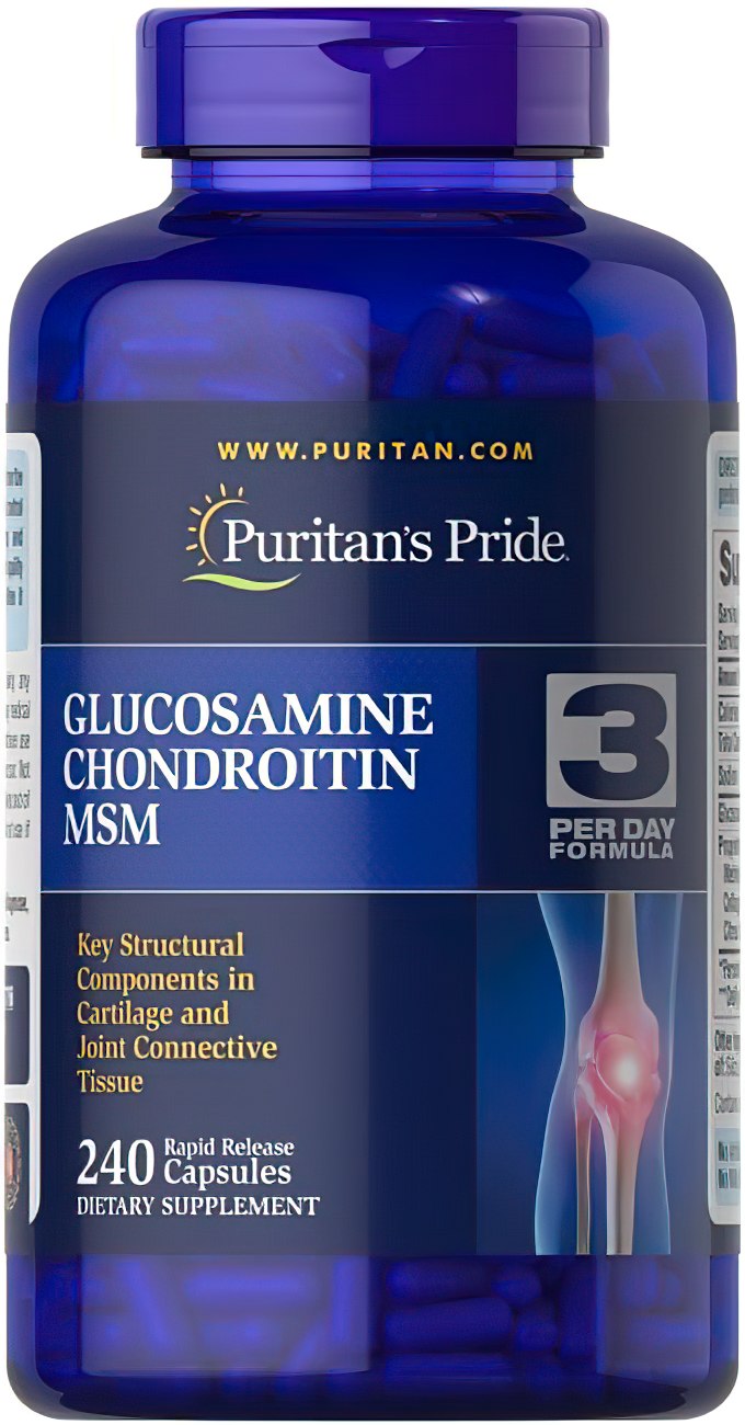 Puritan's Pride Glucosamin Chondroitin MSM 240 Kapseln.