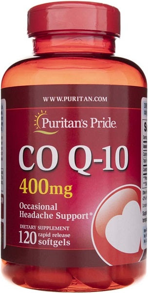 Puritan's Pride Coenzym Q10 Rapid Release 400 mg 120 Sgel.