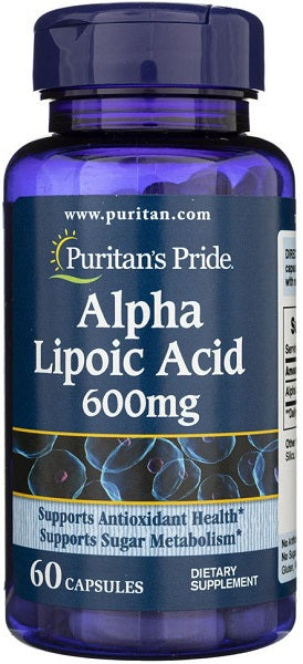 Alpha-Liponsäure - 600 mg 60 Kapseln - Front 2