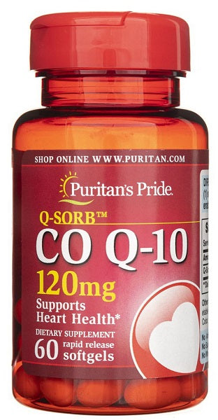 Puritan's Pride Coenzym Q10 - 120 mg 60 Weichkapseln mit schneller Freisetzung.
