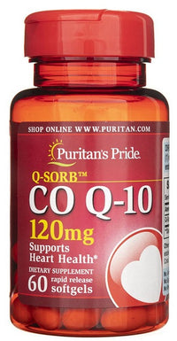 Vorschaubild für Puritan's Pride Coenzym Q10 - 120 mg 60 Rapid Release softgels.