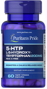 Vorschaubild für Puritan's Pride 5-htp 200 mg 60 caps.