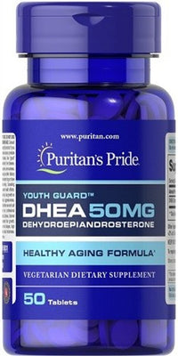 Vorschaubild für Puritan's Pride DHEA 50 mg 50 Tabletten.
