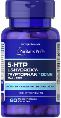 Vorschaubild für 5-HTP 100 mg 60 rapid caps - Puritan's Pride.