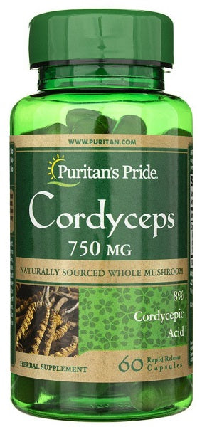 Puritan's Pride Cordyceps - 1500 mg 60 Kapseln.