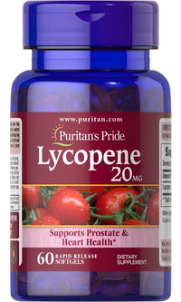 Vorschaubild für Puritan's Pride Lycopin 20 mg 60 Rapid Release Softgels.