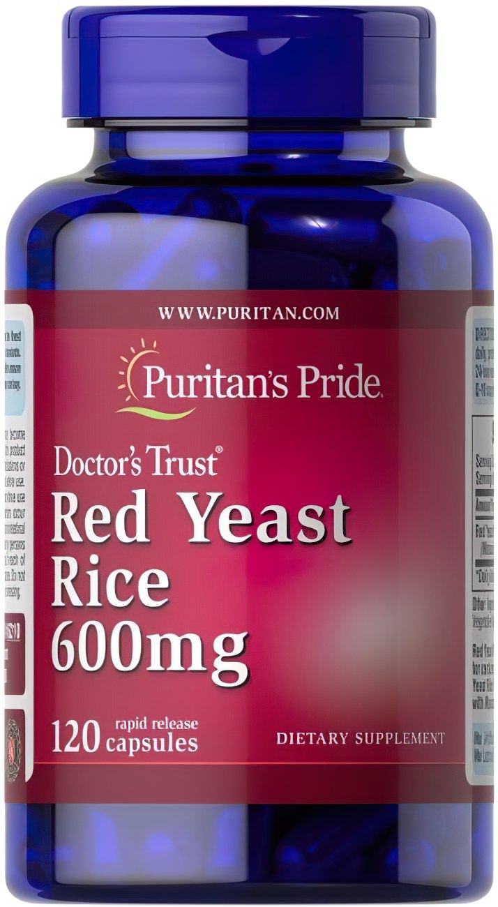 Fördere die kardiovaskuläre Gesundheit mit Puritan's Pride Red Yeast Rice 600 mg 120 Kapseln, einer natürlichen Ergänzung zur Aufrechterhaltung eines gesunden Cholesterinspiegels.