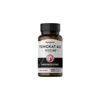 Vorschaubild für Eine Flasche Tongkat Ali Long Jack 1600 mg 120 Quick Release Capsules, die ultimative Lösung zur Verbesserung der hormonellen Gesundheit und zur Steigerung der Libido, von PipingRock.