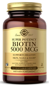 Daumennagel für Biotin 5000 mcg 100 pflanzliche Kapseln - Front 2