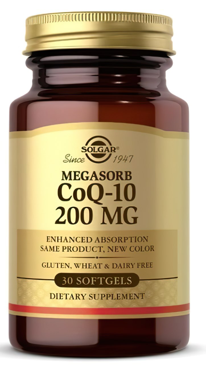 Solgar - Megasorb CoQ-10 200 mg 30 Weichkapseln.