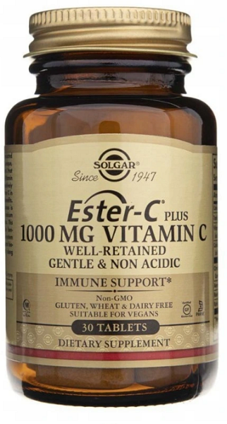 Solgar Ester-c Plus 1000 mg Vitamin C 30 Tabletten.