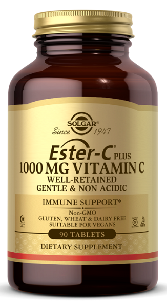 SolgarEster-c Plus 1000 mg Vitamin C 90 Tabletten.