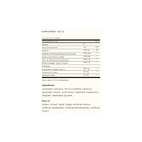 Vorschaubild für A Solgar Nährwertkennzeichnung für Glucosamin, Hyaluronsäure, Chondroitin & MSM 120 Tabs.