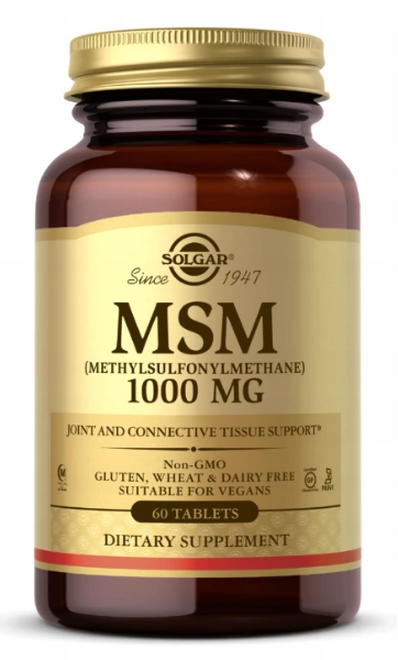 MSM 1000 mg 60 Tabletten - Front 2